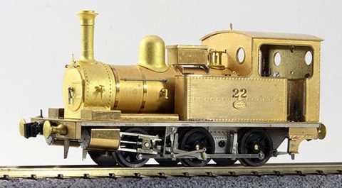 ☆ワールド工芸 16番HO 真鍮製 鉄道院 ナスミスウィルソン1100形 蒸気