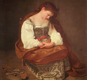 懺悔するマグダラのマリア(Caravaggio) : Renaissance