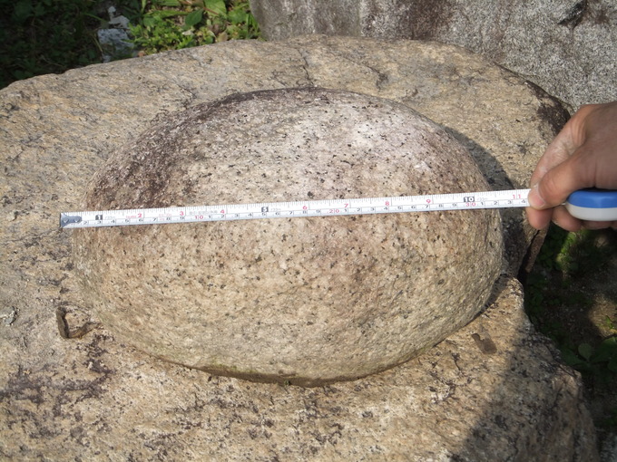 ♪古い蹲石 蹲（つくばい）周辺の手直し作業