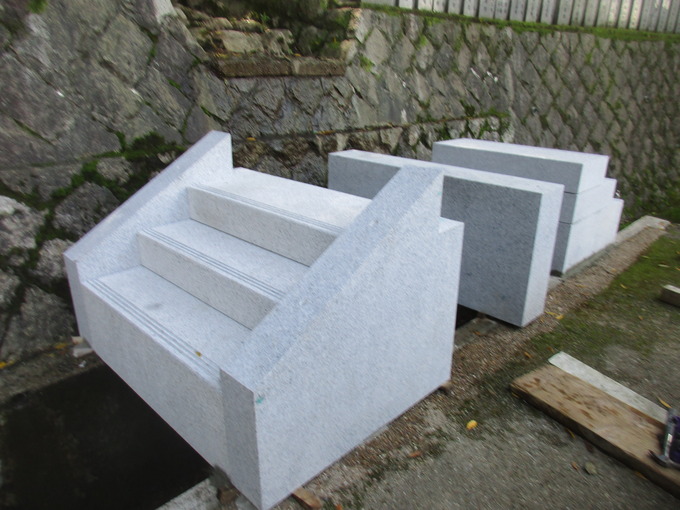神社橋石設置工事|犬山市大縣神社