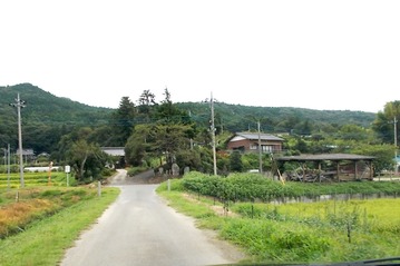 田舎の原風景の中に