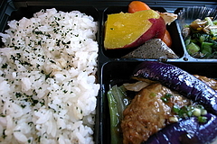 090905和風照り焼きハンバーグ弁当