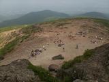 山頂、岩山頂上より。