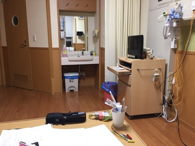 父 緊急手術中 またまた入院 病室より すみよのひとりごと