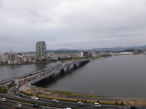 松江アーバンホテル本館ビアガーデンより撮り直し