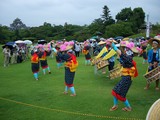 後楽園の田植え踊り