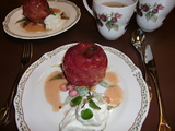 ベイクドアップル(焼きりんご)の完成