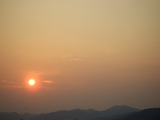 晩夏の朝日 20070817