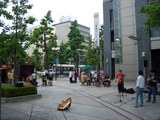 岡山 街頭のジャズセッション♪