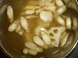 根菜のアク抜きを