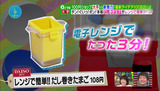 レンジで簡単!!だし巻きたまご