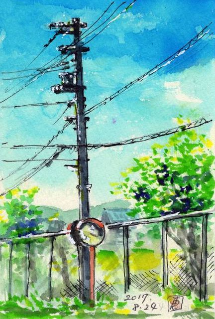 17電信柱・夏日369_1