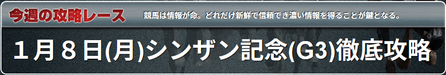 馬生シンザン記念