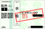 2018年6月9日阪神1R