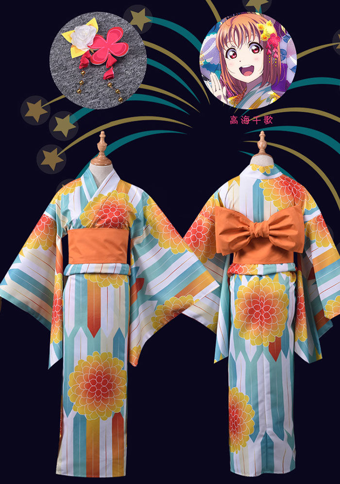 沼津夏祭り コラボポスター 花火 浴衣 Aqours 沼津夏まつり2018 コラボ