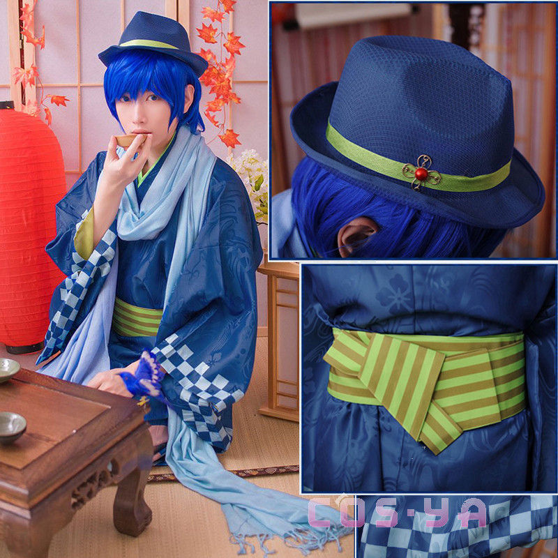 カイト kaito コスプレ衣装 マフラー＋帽子付き 着物 | sunshinecos