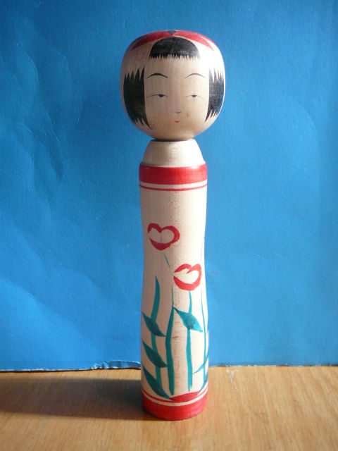 o30 高瀬時男 十和田湖 鳴子系 創作こけし 日本人形 工芸品 民芸品