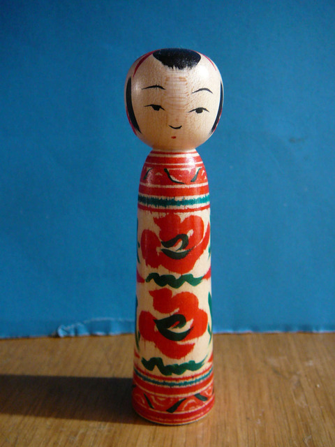 伝統こけし！志田菊麻呂2本