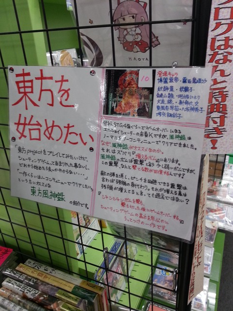 【東方 2ch】 とあるメロンブックス店員の東方プレイ感想が何か気になる