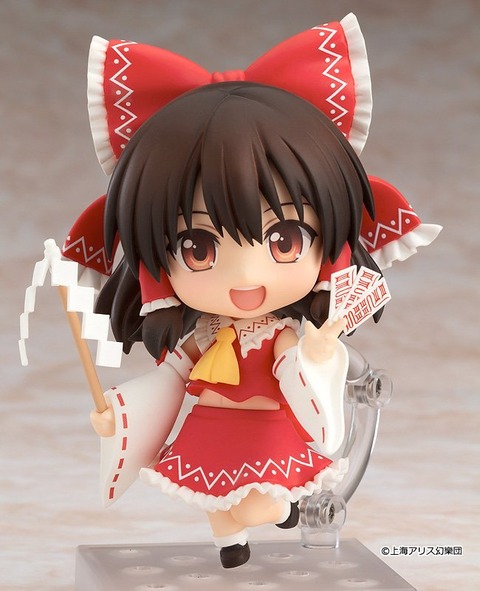 【東方】 ねんどろいど博麗霊夢2.0がお披露目、新しい霊夢のねんどろいどが発売予定です。