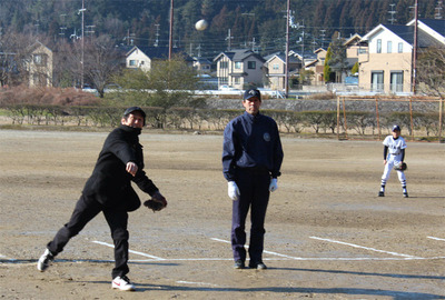 5-北区少年野球振興会 始球式