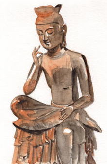 イラスト仏様 弥勒菩薩
