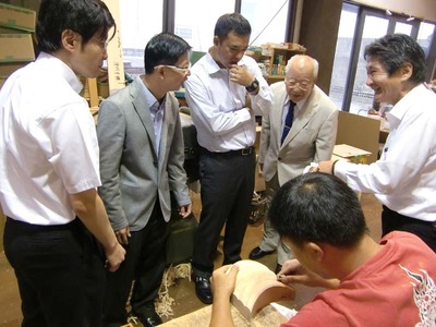 1-130902シンガポールから工房見学