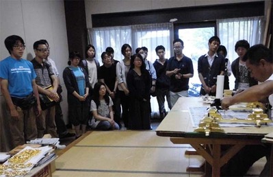 6-160609京都伝統工芸大学校のみなさんの工房見学