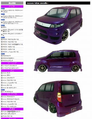 ラジコンボディ！ワゴンR！当時物！ ラジコンボディ】スパイスからワゴンRスティングレーに続き