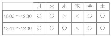 診療時間