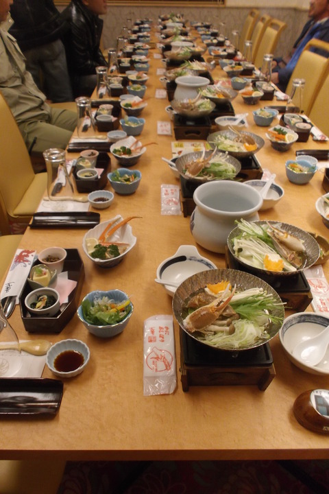 かに甲羅本店での忘年会
