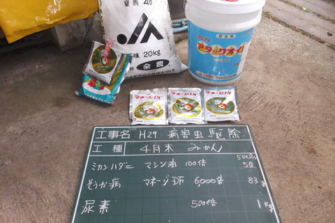 4月ミカン消毒液