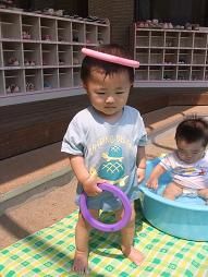 さくらんぼ　水遊び１２