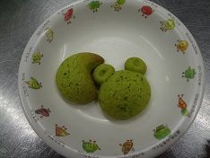 カエル盛り付け