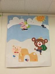 さくらんぼ　壁面