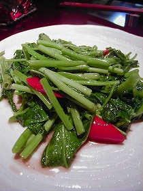 空芯菜の炒めもの