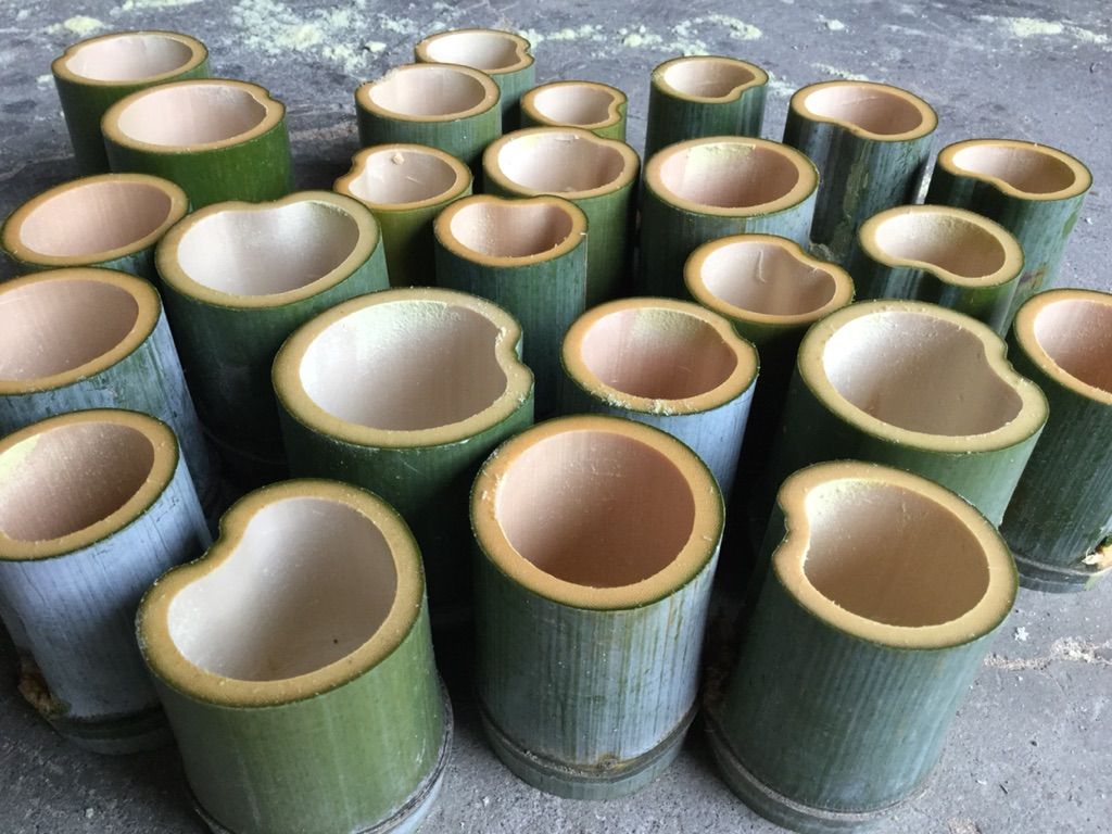 【DIY】竹の器と、水の注ぎ口を作ったよ 最高の農業の見つけ方