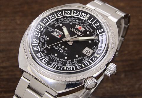 1970年代製 ORIENT オリエント ワールドダイバー ダイバーズウォッチ 1970年代製 ORIENT オリエント ワールドダイバー ダイバーズウォッチ