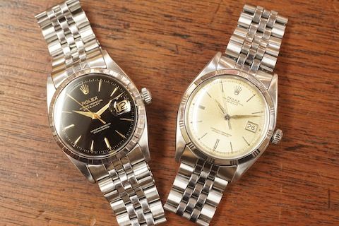 デイトジャスト 1603初期 x 6605ミラーブラック』・・・通時計 x 通