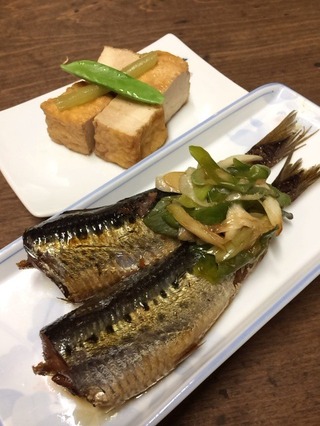 イワシ煮付厚揚煮