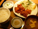 から揚げ定食