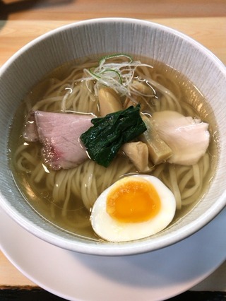 鶏そば昆布といりこの塩
