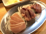 鶏刺身三種盛