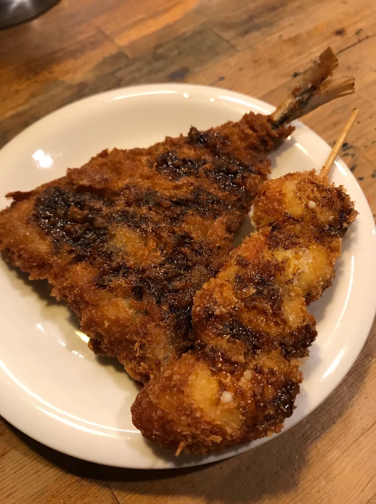 立ち飲みで！あさり串しいたけ焼きに日本酒＠串笑（豊橋） 食メモ。～愛知＆横浜B級グルメと飲み記録～