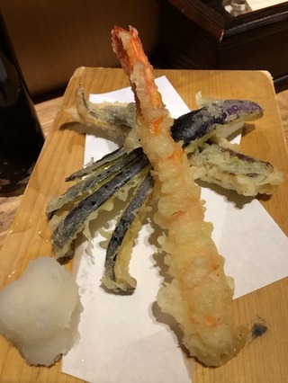天ぷら3種盛り