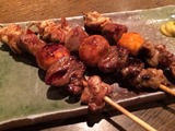 鶏モツ串
