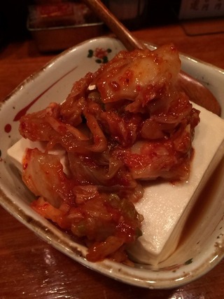 キムチ温豆腐