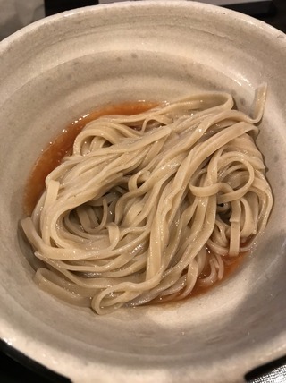 のりさんトマト水と甘海老の冷やしつけ麺
