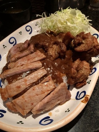 からあげ&ポークソテーカレー