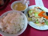ユバと豚肉とチンゲン菜炒めセット